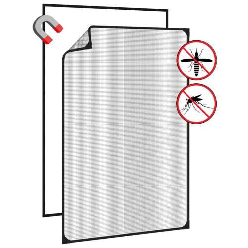 Magnetski prozorski zaslon protiv insekata antracit 80x120 cm - Antracit 80 x 120 cm Cijena