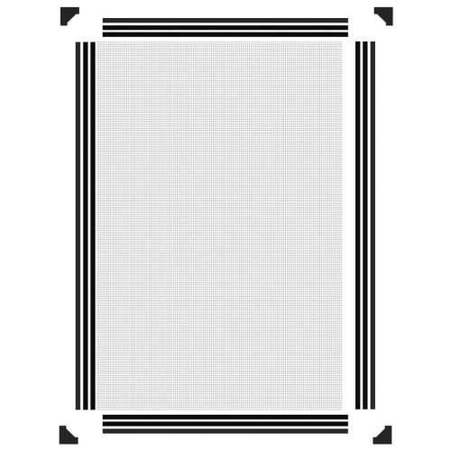 Magnetski prozorski zaslon protiv insekata antracit 80x120 cm - Antracit 80 x 120 cm Cijena