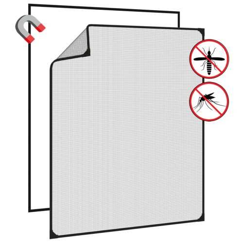 Magnetski prozorski zaslon protiv insekata antracit 100x120 cm - Antracit 100 x 120 cm Cijena