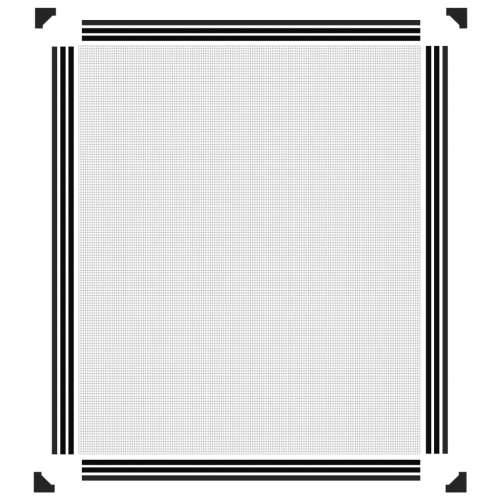 Magnetski prozorski zaslon protiv insekata antracit 100x120 cm - Antracit 100 x 120 cm Cijena