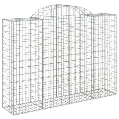 Lučne gabionske košare 12kom 200x50x140/160cm pocinčano željezo - 200 x 50 x 140/160 cm 12 Cijena
