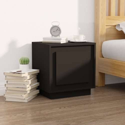 Noćni ormarići 2 kom crni 44 x 35 x 45 cm od konstruiranog drva - Crna 2 Cijena