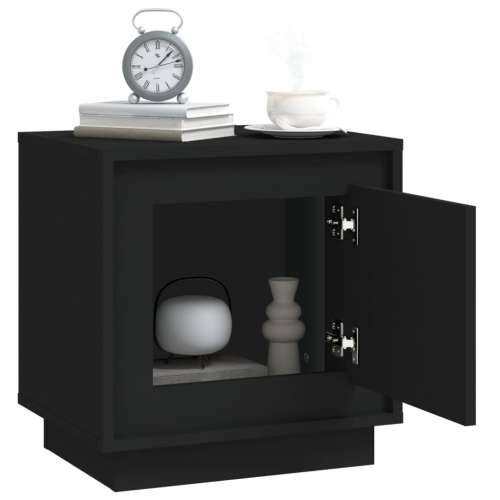 Noćni ormarići 2 kom crni 44 x 35 x 45 cm od konstruiranog drva - Crna 2 Cijena
