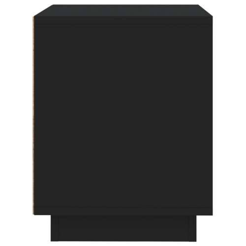 Noćni ormarići 2 kom crni 44 x 35 x 45 cm od konstruiranog drva - Crna 2 Cijena