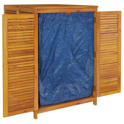 Vrtna kutija za pohranu 140x87x104 cm od masivnog drva bagrema - 140 x 87 x 104 cm Cijena