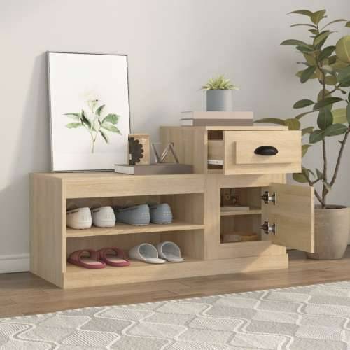 Ormarić za cipele boja hrasta 100x42x60 cm konstruirano drvo - sonoma hrast 1 Cijena