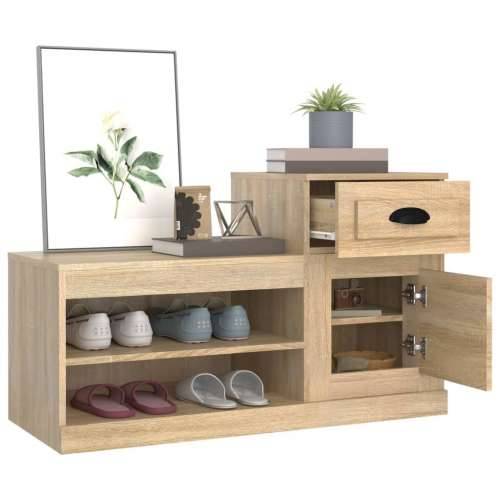 Ormarić za cipele boja hrasta 100x42x60 cm konstruirano drvo - sonoma hrast 1 Cijena
