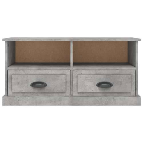TV ormarić boja betona 93x35,5x45 cm od konstruiranog drva - Beton siva 1 Cijena