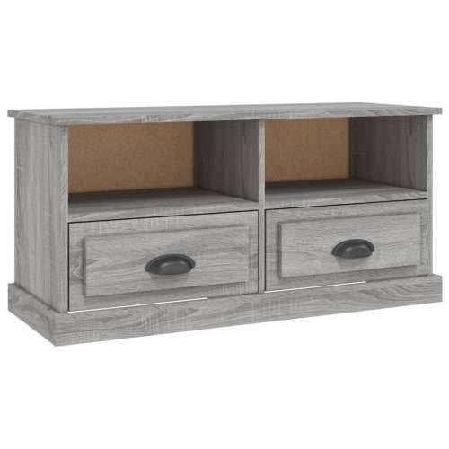 TV ormarić boja hrasta sonome 93x35,5x45 cm konstruirano drvo - Sivi hrast sonoma 1 Cijena