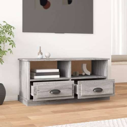 TV ormarić boja hrasta sonome 93x35,5x45 cm konstruirano drvo - Sivi hrast sonoma 1 Cijena