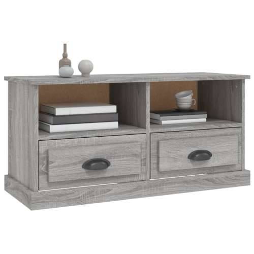 TV ormarić boja hrasta sonome 93x35,5x45 cm konstruirano drvo - Sivi hrast sonoma 1 Cijena