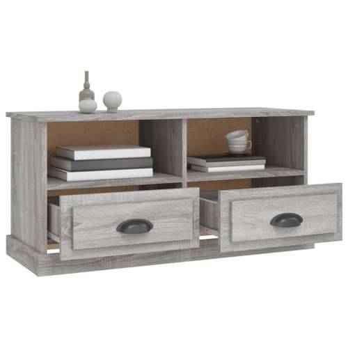 TV ormarić boja hrasta sonome 93x35,5x45 cm konstruirano drvo - Sivi hrast sonoma 1 Cijena