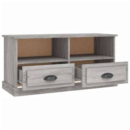 TV ormarić boja hrasta sonome 93x35,5x45 cm konstruirano drvo - Sivi hrast sonoma 1 Cijena