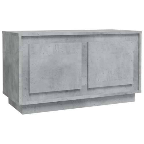 TV ormarić siva boja betona 80x35x45 cm od konstruiranog drva - Beton siva 1 Cijena
