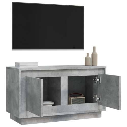 TV ormarić siva boja betona 80x35x45 cm od konstruiranog drva - Beton siva 1 Cijena