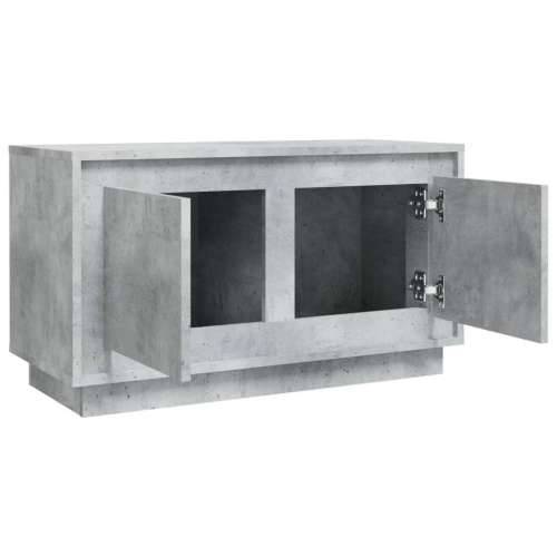 TV ormarić siva boja betona 80x35x45 cm od konstruiranog drva - Beton siva 1 Cijena