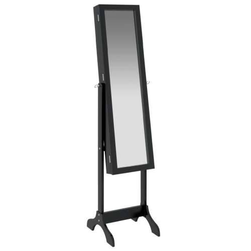 Samostojeće ogledalo crno 34 x 37 x 146 cm - Crna 1 Cijena