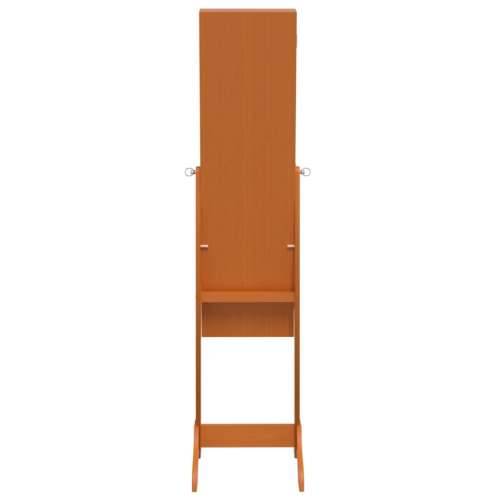 Samostojeće ogledalo s LED svjetlima 34 x 37 x 146 cm - Smeđa 1 Cijena