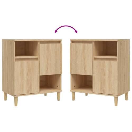 Komoda boja hrasta sonome 60 x 35 x 70 cm od konstruiranog drva - sonoma hrast 1 Cijena