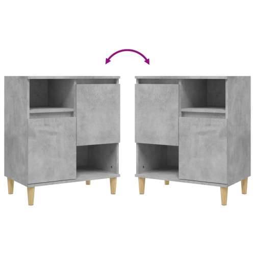 Komoda siva boja betona 60x35x70 cm od konstruiranog drva - Beton siva 1 Cijena