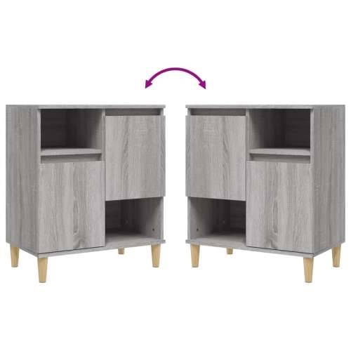 Komoda sivog hrasta sonome 60x35x70 cm od konstruiranog drva - Sivi hrast sonoma 1 Cijena
