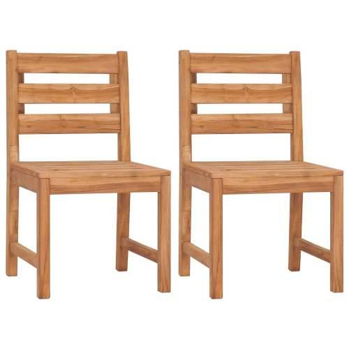 Vrtna garnitura - 3-dijelni vrtni blagovaonski set od masivne tikovine - 110 x 110 x 77 cm 2 Cijena