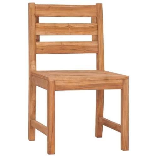 Vrtna garnitura - 3-dijelni vrtni blagovaonski set od masivne tikovine - 110 x 110 x 77 cm 2 Cijena
