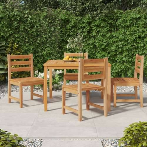 Vrtna garnitura - 5-dijelni vrtni blagovaonski set od masivne tikovine - 110 x 110 x 77 cm 4 Cijena