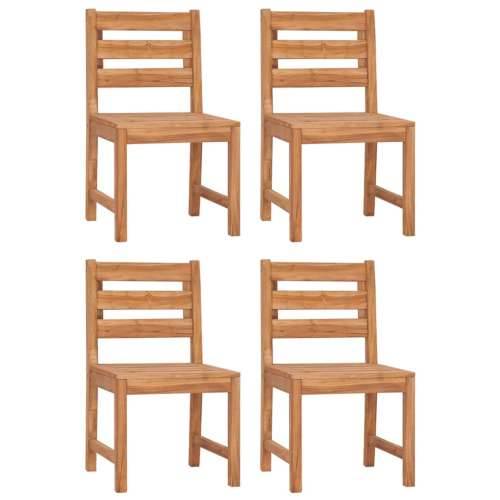 Vrtna garnitura - 5-dijelni vrtni blagovaonski set od masivne tikovine - 110 x 110 x 77 cm 4 Cijena