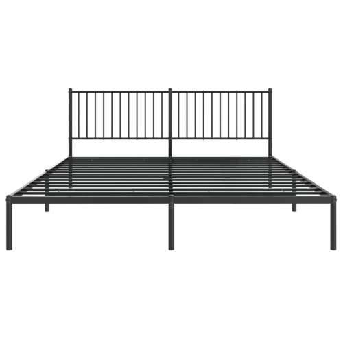 Metalni okvir za krevet s uzglavljem crni 183x213 cm - Crna 183 x 213 cm s uzglavljem Cijena