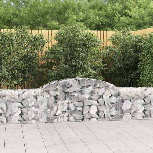 Lučne gabionske košare 15 kom 300x30x60/80 cm pocinčano željezo - 300 x 30 x 60/80 cm 15 Cijena