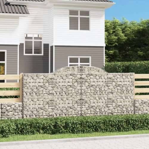 Lučne gabionske košare 5 kom 300x30x140/160cm pocinčano željezo - 300 x 30 x 140/160 cm 5 Cijena