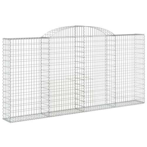 Lučne gabionske košare 5 kom 300x30x140/160cm pocinčano željezo - 300 x 30 x 140/160 cm 5 Cijena