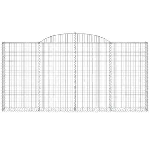 Lučne gabionske košare 5 kom 300x30x140/160cm pocinčano željezo - 300 x 30 x 140/160 cm 5 Cijena