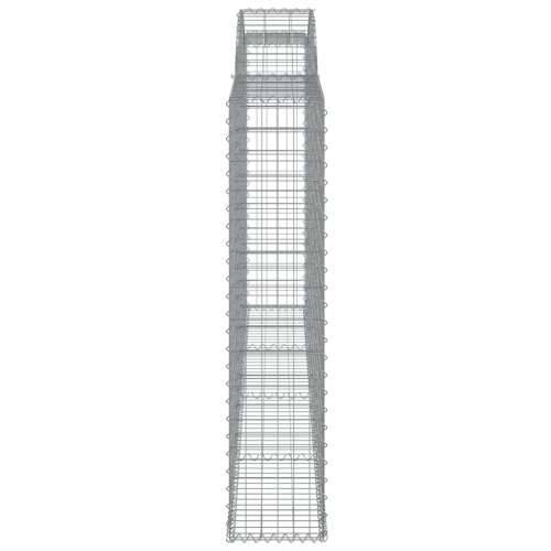 Lučne gabionske košare 5 kom 300x30x140/160cm pocinčano željezo - 300 x 30 x 140/160 cm 5 Cijena