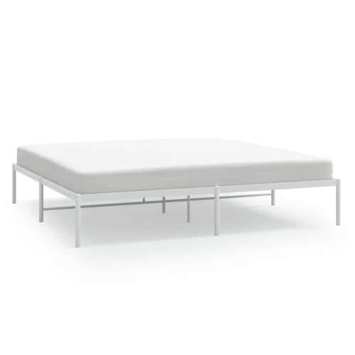 Metalni okvir za krevet bijeli 193x203 cm Cijena