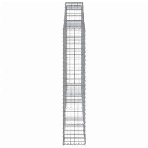 Lučne gabionske košare 5 kom 300x30x160/180cm pocinčano željezo - 300 x 30 x 160/180 cm 5 Cijena