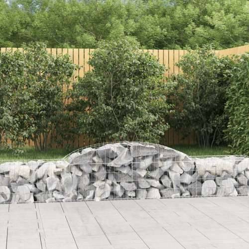 Lučne gabionske košare 8 kom 300x50x40/60 cm pocinčano željezo - 300 x 50 x 40/60 cm 8 Cijena