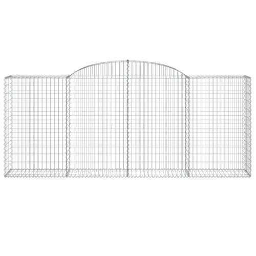 Lučne gabionske košare 7 kom 300x50x120/140cm pocinčano željezo - 300 x 50 x 120/140 cm 7 Cijena