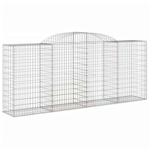 Lučne gabionske košare 12kom 300x50x120/140cm pocinčano željezo - 300 x 50 x 120/140 cm 12 Cijena