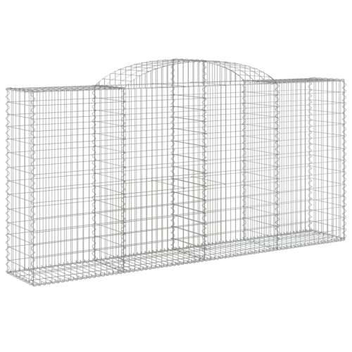 Lučne gabionske košare 2 kom 300x50x140/160cm pocinčano željezo - 300 x 50 x 140/160 cm 2 Cijena