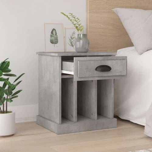 Noćni ormarići 2 kom siva boja betona 43x36x50 cm - Beton siva 2 Cijena
