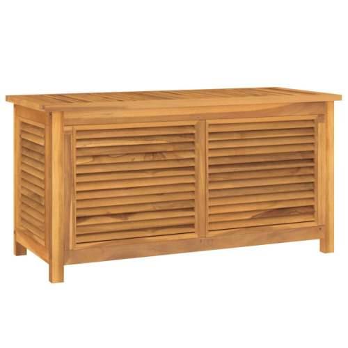 Vrtna kutija za pohranu s vrećom 114x50x58 cm masivna tikovina - 114 x 50 x 58 cm Cijena