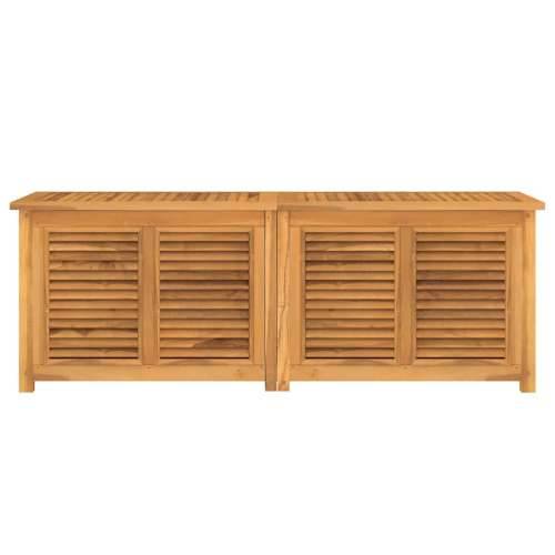 Vrtna kutija za pohranu s vrećom 150x50x55 cm masivna tikovina - 150 x 50 x 55 cm Cijena