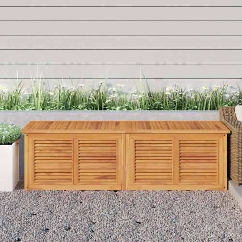 Vrtna kutija za pohranu s vrećom 175x50x55 cm masivna tikovina - 175 x 50 x 55 cm Cijena