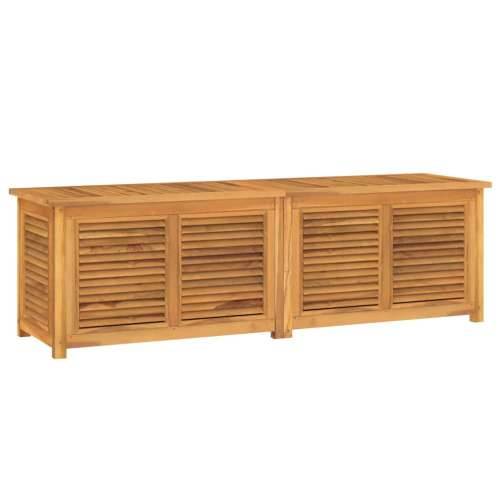 Vrtna kutija za pohranu s vrećom 175x50x55 cm masivna tikovina - 175 x 50 x 55 cm Cijena