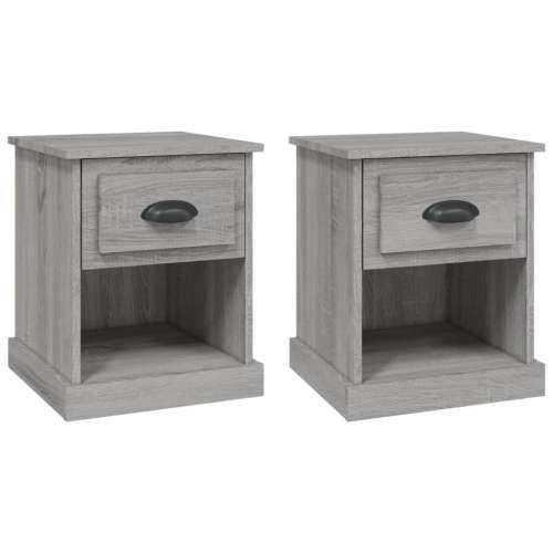 Noćni ormarići 2 kom sivog sonome 39x39x47,5 konstruirano drvo - Sivi hrast sonoma 2 Cijena