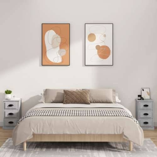 Noćni ormarić siva boja betona 39x39x67 cm konstruirano drvo - Beton siva 1 Cijena