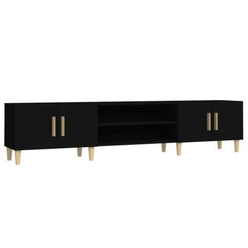 TV ormarić crni 180x31,5x40 cm od konstruiranog drva - Crna 1 Cijena