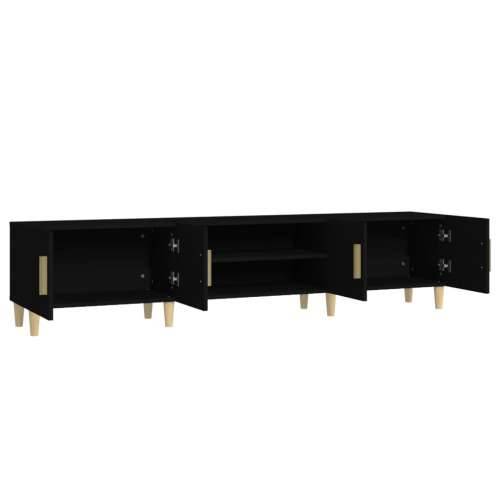 TV ormarić crni 180x31,5x40 cm od konstruiranog drva - Crna 1 Cijena